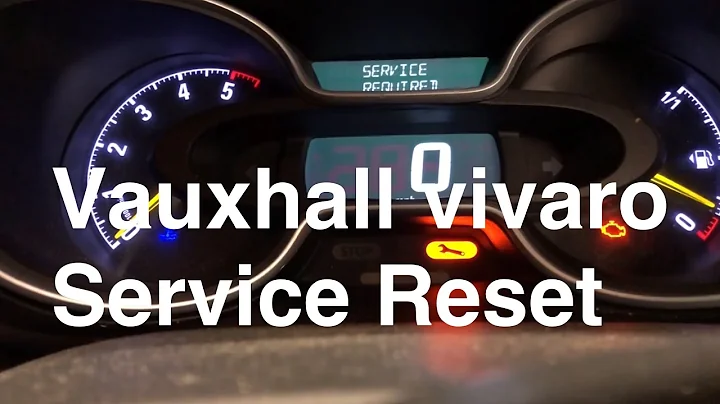 Vauxhall vivaro service reset. Vivaro service intervals. How to guide.