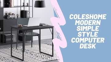 Coleshome Modern Simple Style Computer Desk | $100k Bonuses in Description