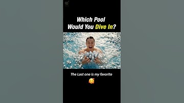 Which Pool Would You Dive In? AI ASMR Oddly Satisfying #asmr #ai #asmrsounds #pool #satisfying