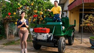 Girl's challenge: Restores a Rusted 4-Wheel Dump Truck to Like-New Condition 😱🛠