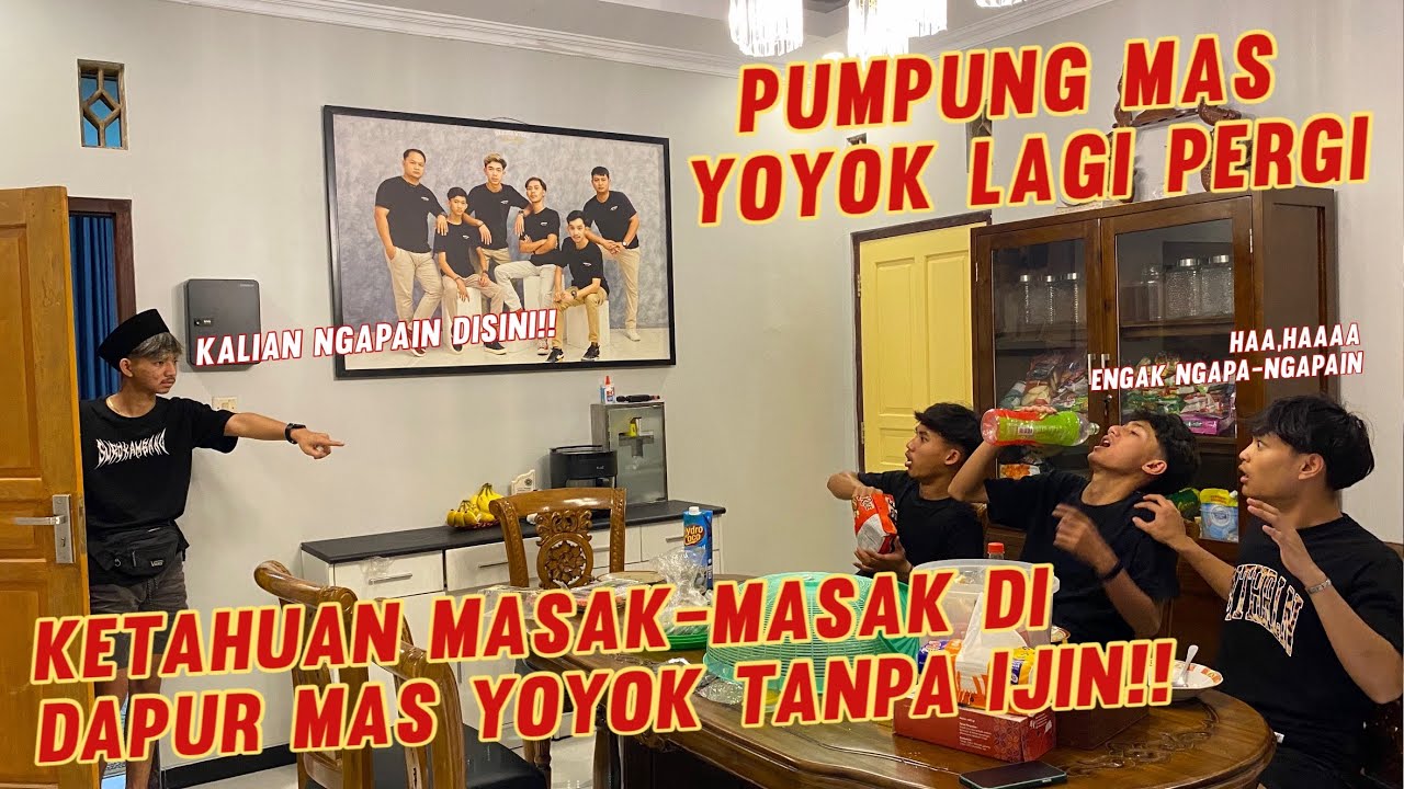 SEMOGA TUAN RUMAH TIDAK BANGUN !! DIAM-DIAM MASAK DI DAPUR BARU MAS YOYOK.