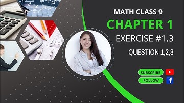 Class 9th mathematics - Chapter 1 - Matrices And Determinants - Exercise 1.3 Question No. 1,2,3