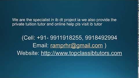 IB Design Technology DT Project