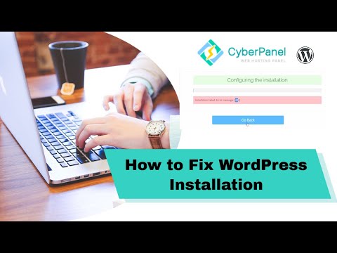 🧑🏾‍💻 How to Fix (कैसे करे) cyberpanel wordpress installation failed error message 404 by Arun Maurya