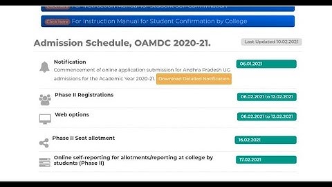 AP Degree Online Admissions Phase 2 Schedule Updates