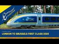 FIRST CLASS Eurostar 2020 London to Brussels - Amsterdam Trip report Channel crossing #Eurostar