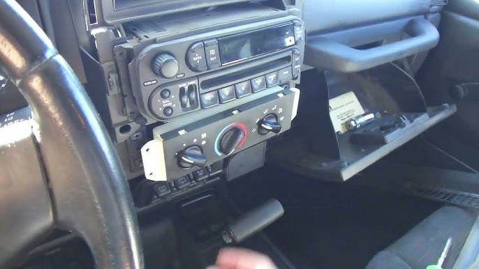 How to install a stereo in Jeep Wrangler tj 97-06 diy - YouTube