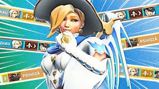 *HUGE* Mercy Bait + Satisfying Movement! 😇💙 Grandmaster Mercy - Overwatch 2