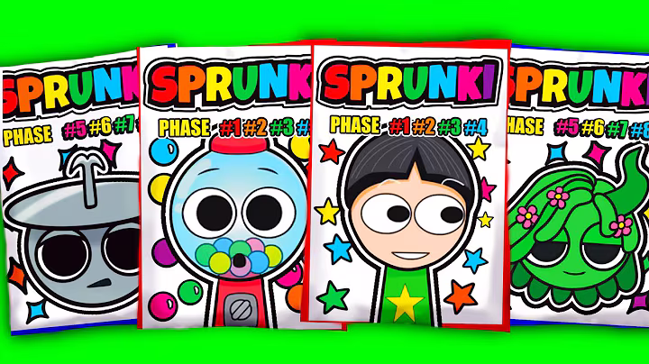 🌈SPRUNKI Blind Bag OC Mail, Benny,  Clukr, Vineria ASMR Phase 1vs2vs3vs4 squishy
