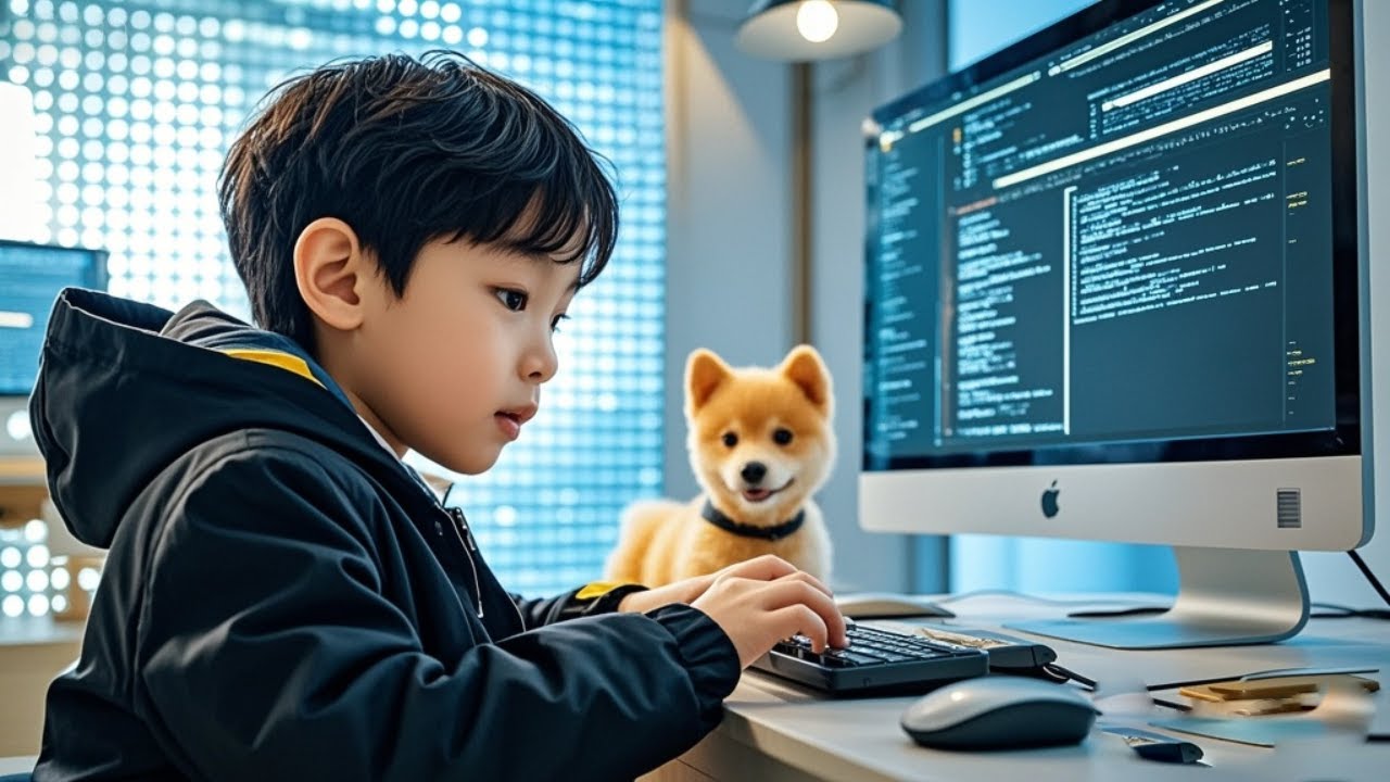 A 6-year-old hacks Dad's firm in 3 secs. CEO sees his mini-me and instantly knows the truth.