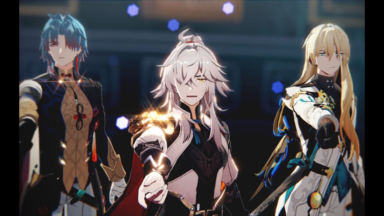 【Honkai：Star Rail MMD／4K／60FPS】Jing Yuan × Luocha × Blade【マスクド】