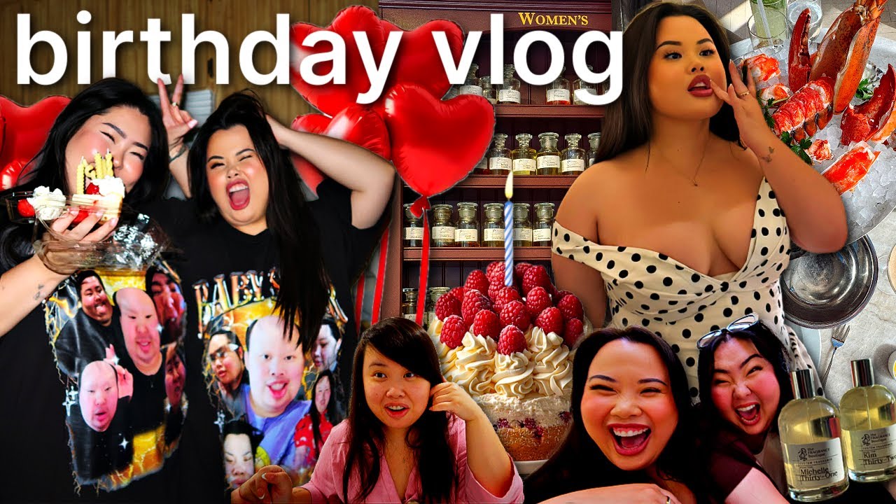 VLOG: surprising bestie for her birthday!!! + making custom perfumes, delicious food, opening gifts!