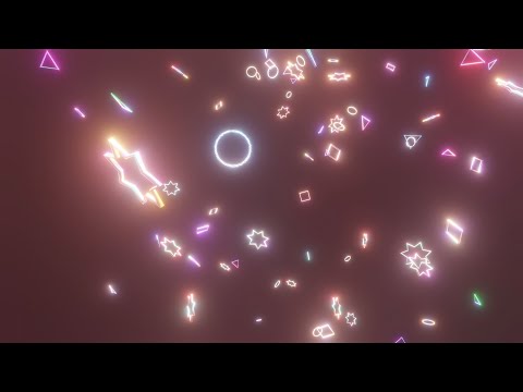 【フリー素材/背景素材】マル　三角　四角　星形　ふってくる　図形パーティー/circle, triangle, square, star, falling figure party