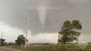 05-18-2026 Palmer, KS - Tornadoes Track Across Kansas Close Range