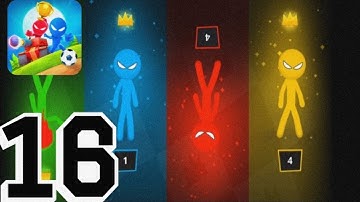 Stickman Party - Gameplay Walkthrough Part 16 (iOS, Android)