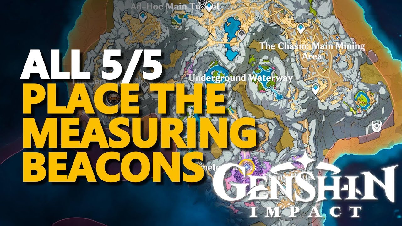 Place the measuring beacons Genshin Impact YouTube