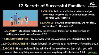 12 Secrets of Successful Families