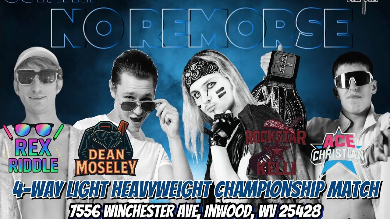 Rex Riddle Ace Christian(C) vs “The Most” Dean Moseley vs Rockstar Kelly vs Rex ...