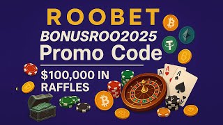 Roobet Promo Code &quot;BONUSROO2025&quot; — Access $100,000 Raffles + RooWards Cashback