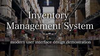 Inventory Management System (w/ Modern UI)