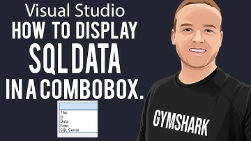 How To Show SQL Items In A ComboBox In VB.NET