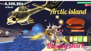 #Hungryshark world#sharchangel shark#Arctic island#hunting in beach#trending#gameplay#games#gaming screenshot 3