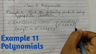 Class 9 Polynomials/ Find the product using appropriate identities#maths #ncert