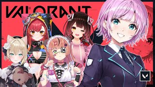 【VALORANT】モクモクモク　w/胡桃のあ、猫汰つな、本間ひまわり、ロボ子さん【夕陽リリ/にじさんじ】