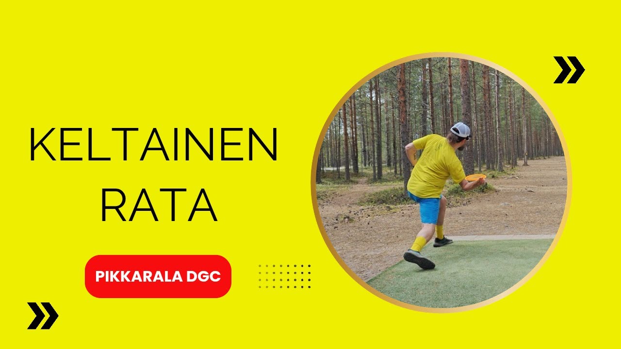 UUDISTUNUT PIKKARALA FRISBEEGOLF | KELTAINEN RATA