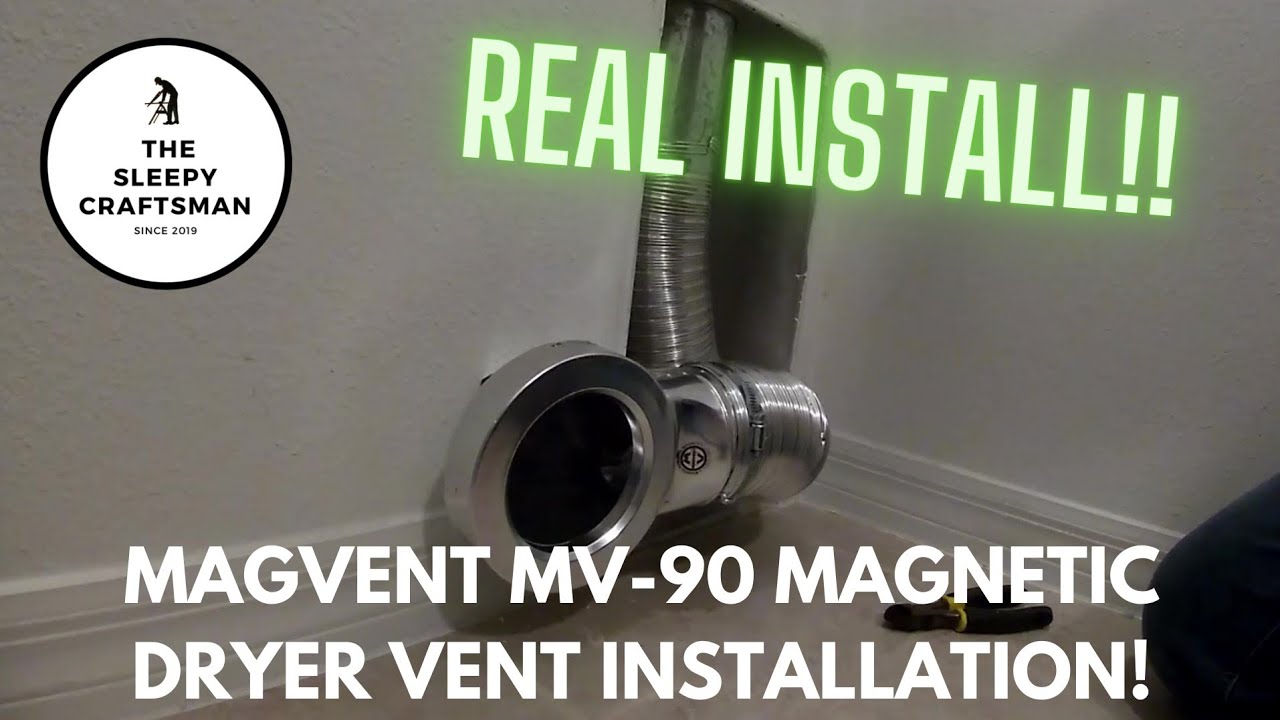 Magvent MV90 Dryer Vent Installation!! YouTube