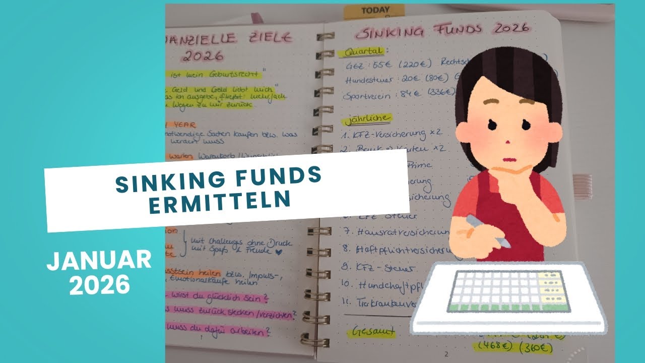 Was sind die Sinking Funds ? 🤔 Und wie bespare ich sie am besten ?  Meine einfache Methode 🙂