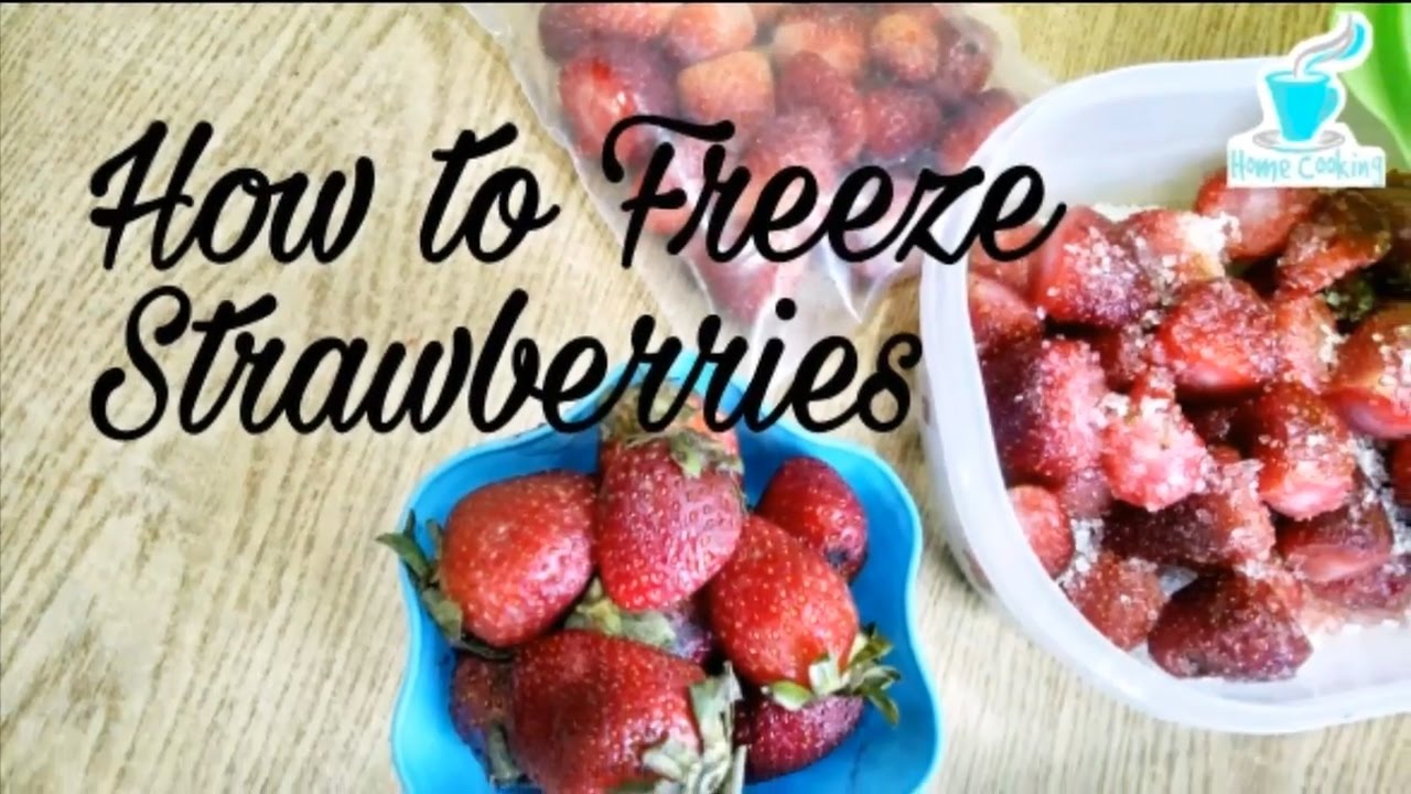 urdu recipes zarda rice How to Freeze Strawberries in Urdu Hindi ~how to freeze fresh strawberries whole and sliced