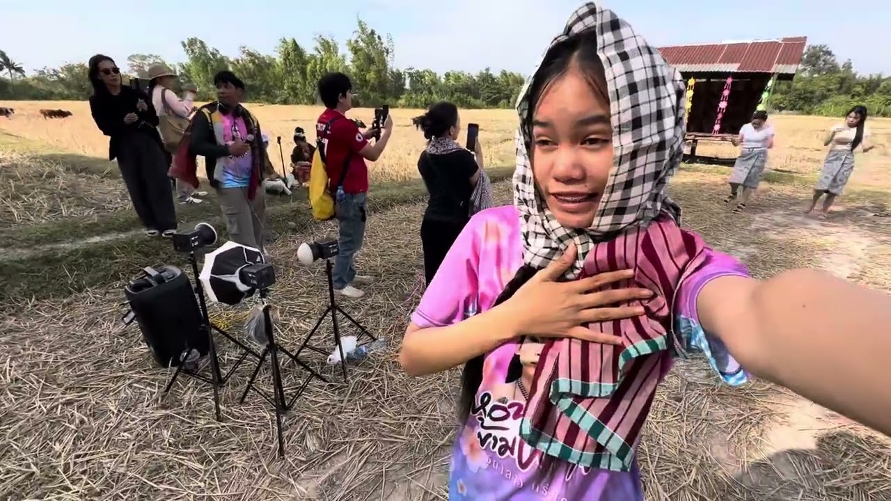 บรรยากาศการถ่ายMvเพลงสาวกาฬสินธุ์สิ้นหวังน้องธิดาลาว