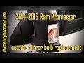 2014-2016 Ram Promaster outside mirror bulb replacement