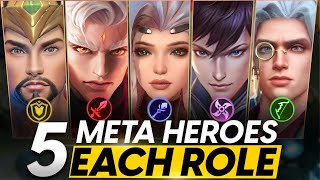 TOP 5 META HEROES FROM EVERY ROLE TO BAN OR PICK IN SEASON 28