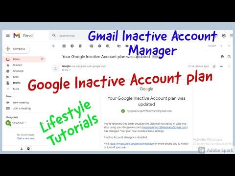 Google Inactive Account plan || Inactive Account Manager