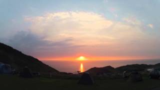 Sunset Woolacombe 2012 Timelapse
