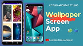 How To Make Android Wallpaper App (AdMob ads, Categories, Material Design,  Save Image, etc) - Part 1 - YouTube