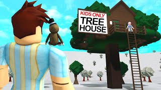 TREEHOUSE Was KIDS ONLY.. It's More DANGEROUS Than You Think! (Roblox)