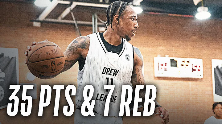 DeMar DeRozan DOMINATED Round One Of The Drew League Playoffs!