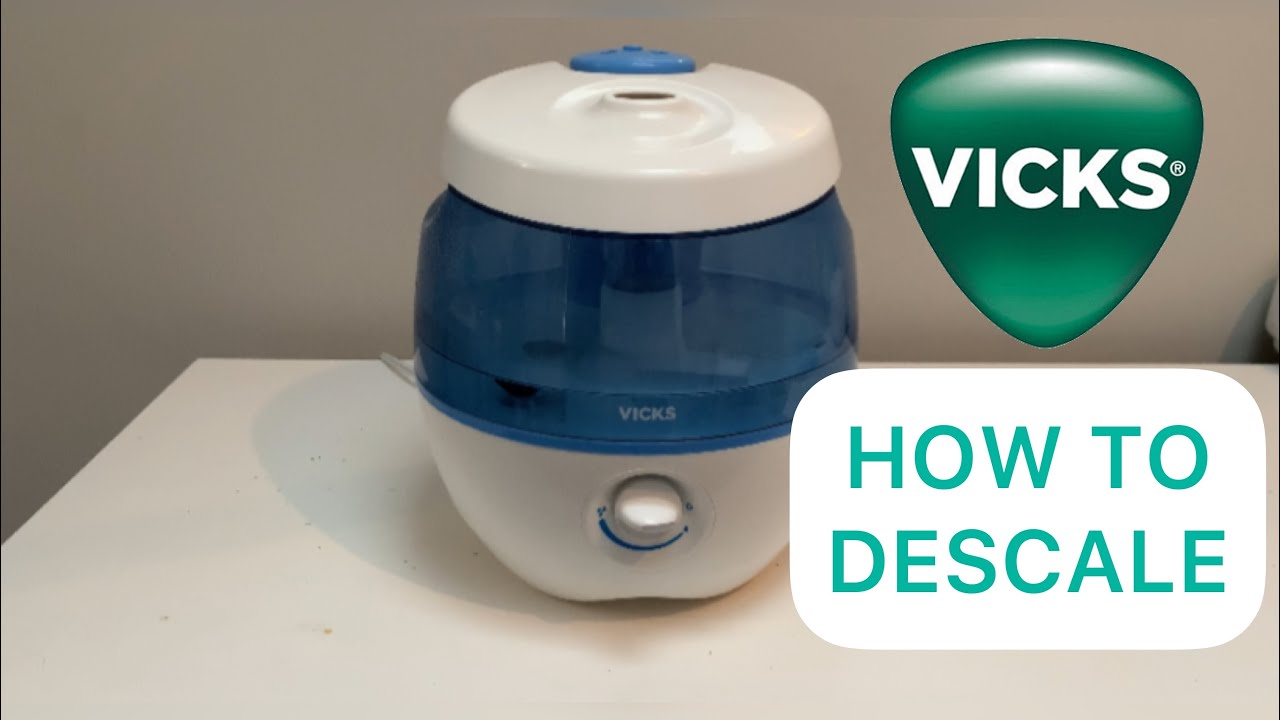 HOW TO: Clean + Descale Vicks Sweet Dreams Cool Mist Humidifier  Weekly  Cleaning with Vinegar