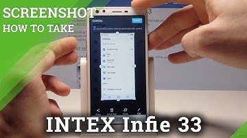 How to Take Screenshot in INTEX Infie 33 - Capture Screen / Screen Shot Instructions