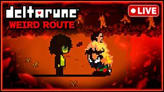 🔴DELTARUNE Weird Route LIVE - Ch 4 & Kaizo Knight Mod... (S) #deltarune