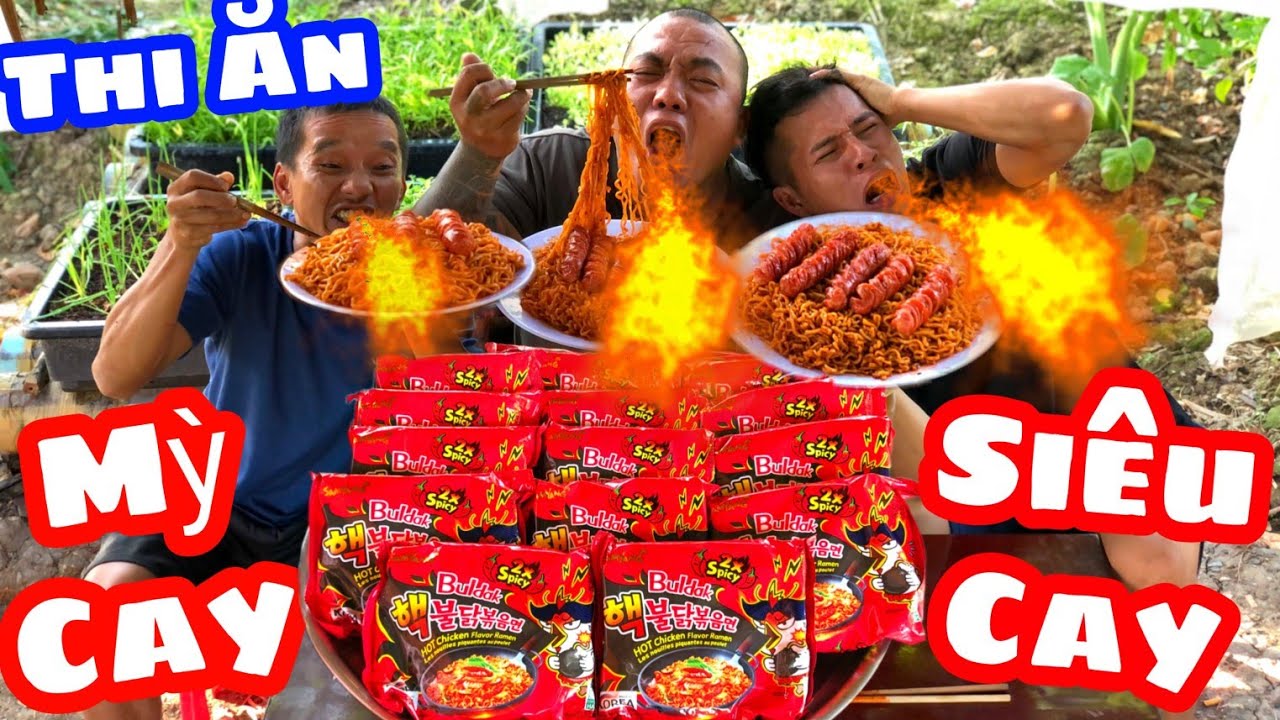 TXTV - Team Thánh Xàm Thử Thách Ăn Mì Cay Nhất Có Thưởng cực hài