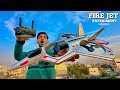 Rc v35 hybrid fighter jet unboxing  fire water test  chatpat toy tv