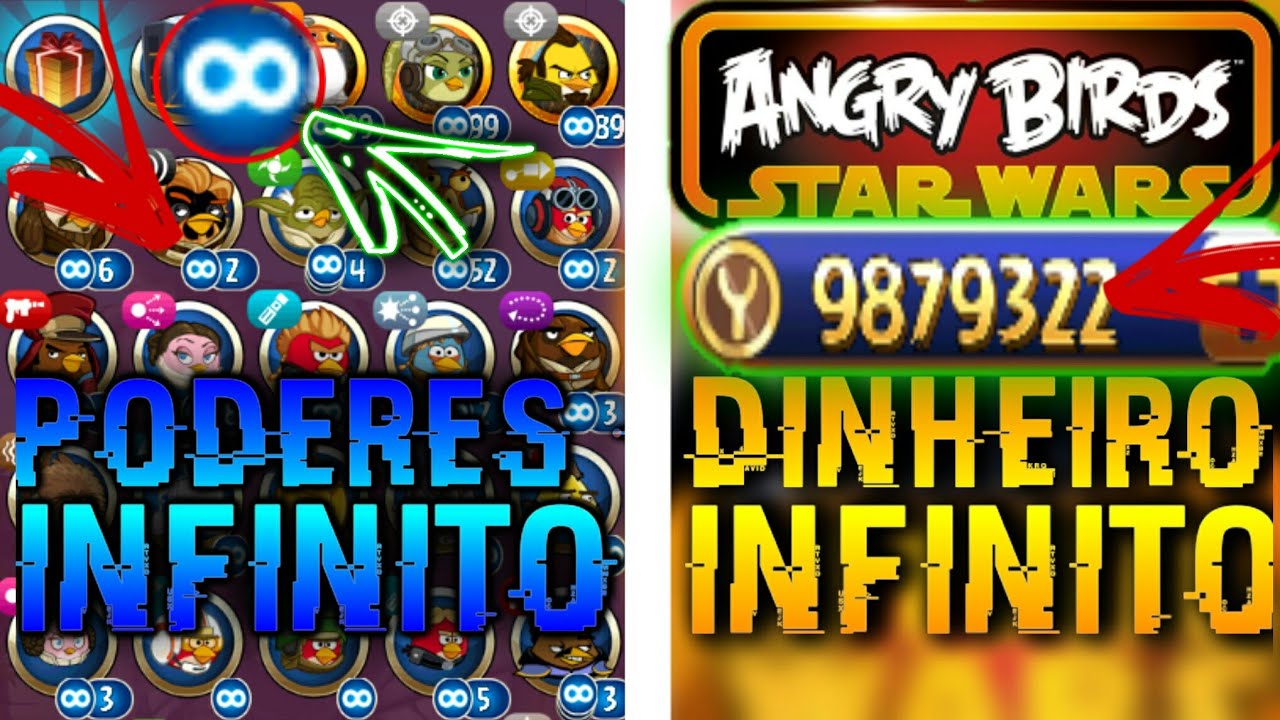 Angry Birds Star Wars dinheiro infinito - YouTube