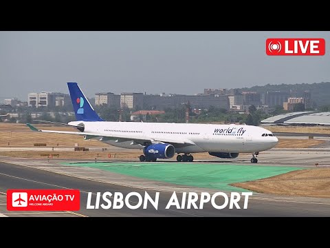 🔴 LIVE 24/7 Lisbon Airport 22.07.2025 • Livestream Plane Spotting • Direto Aeroporto Lisboa