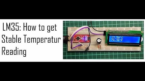 LM35 How to get Stable Temperature Reading