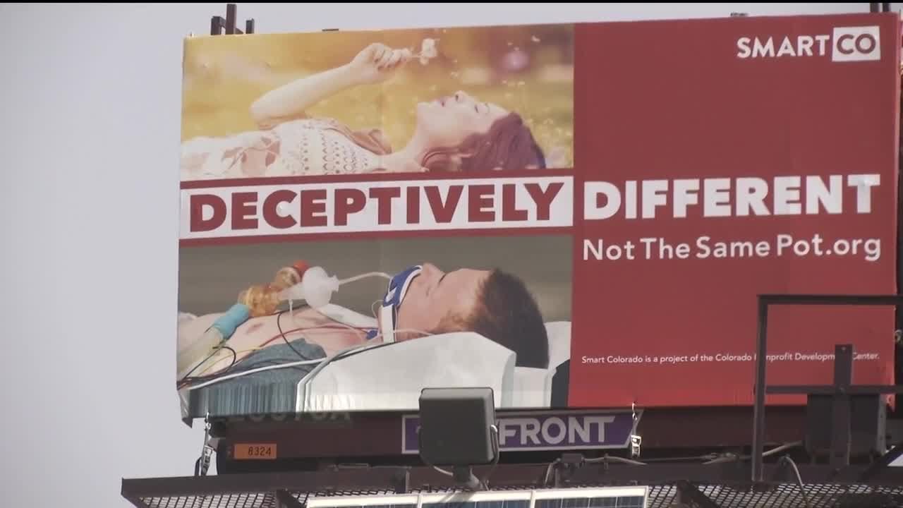 Billboard aims to educate parents about modern-day marijuana potency