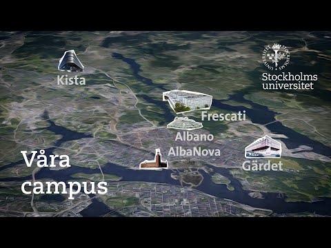 Upptäck Stockholms universitets olika campus och områden